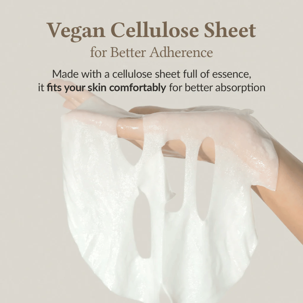 Dr. Althea 345 Relief Cream Mask celulosa vegana Sheet mask con esencia para mejor absorción y comodidad de la piel