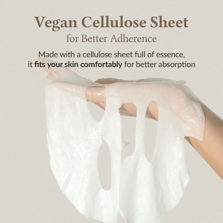 Dr. Althea 345 Relief Cream Mask celulosa vegana Sheet mask con esencia para mejor absorción y comodidad de la piel