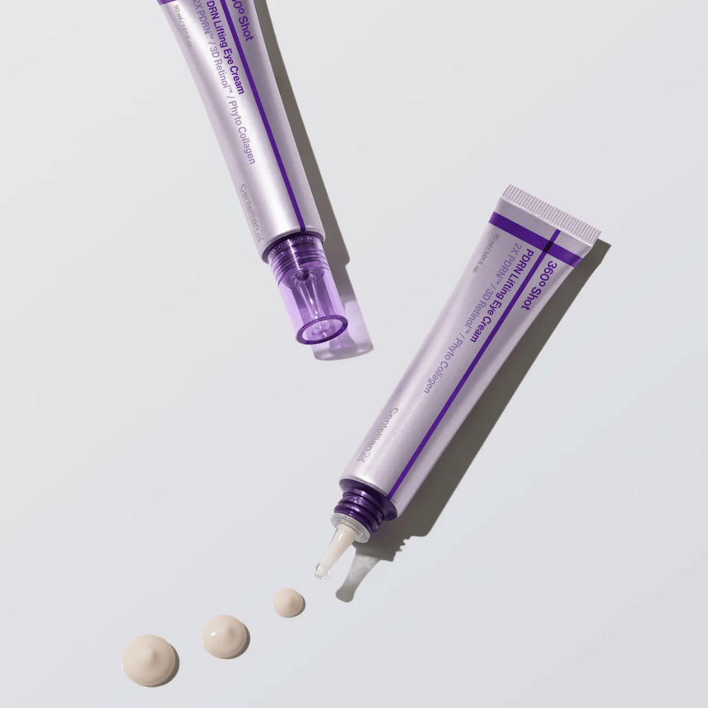 Centellian24 360º Shot PDRN Lifting Eye Cream – crema coreana contorno de ojos con PDRN y colágeno que ayuda a hidratar la piel alrededor de los ojos y mejorar la elasticidad de la piel.