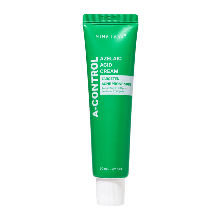 NINELESS A-Control Azelaic Acid Cream crema facial – crema coreana con ácido azelaico que ayuda a reducir las impurezas, calmar la piel y mejorar la textura de la piel.
