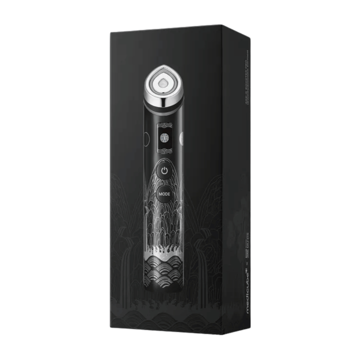 Medicube AGE-R Booster Pro APEC Edition aparato facial que estimula la piel, aumenta la absorción del sérum y proporciona una piel más firme y radiante.