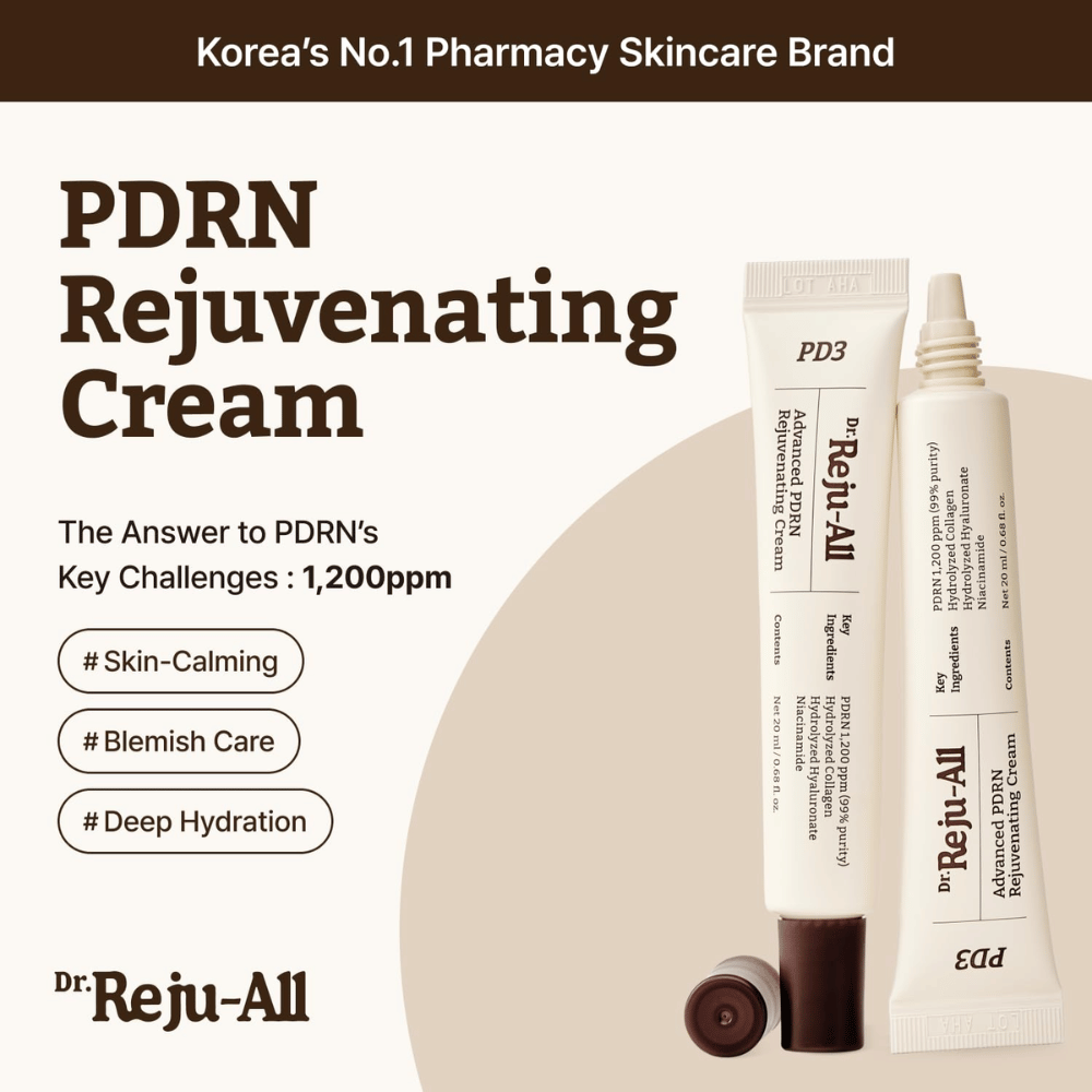 Dr. Reju-All PDRN Crema Rejuvenecedora – cuidado de la piel de farmacia coreana con tecnología renovadora de la piel PDRN