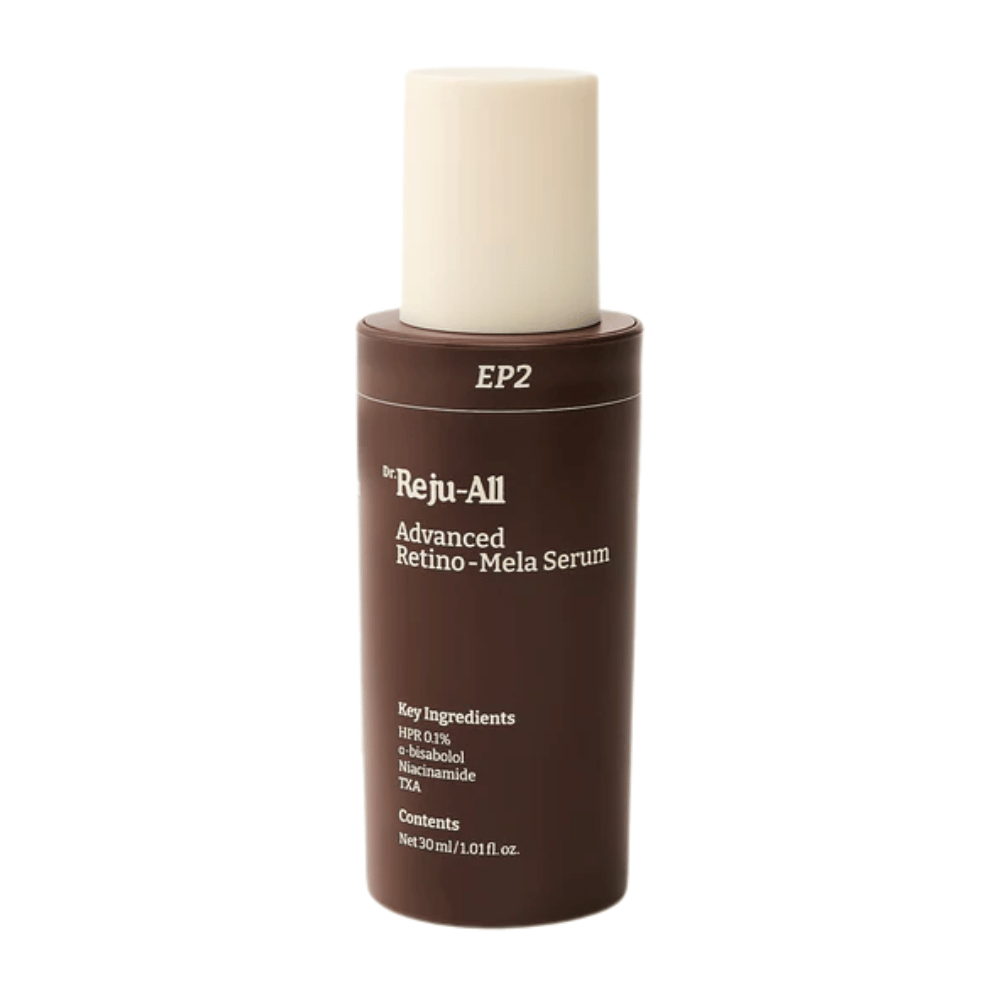 Dr. Reju-All Advanced Retino-Mela Serum EP2 – suero coreano con HPR, ácido tranexámico y niacinamida para la pigmentación, tono de piel desigual y mejora de la estructura de la piel.