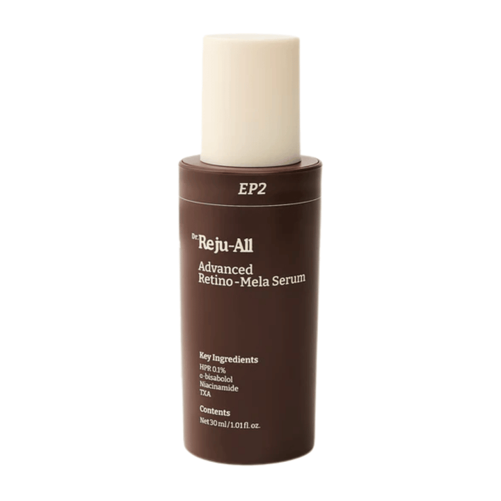 Dr. Reju-All Advanced Retino-Mela Serum EP2 – suero coreano con HPR, ácido tranexámico y niacinamida para la pigmentación, tono de piel desigual y mejora de la estructura de la piel.