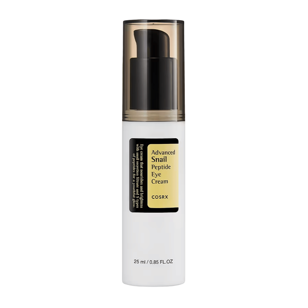 COSRX Advanced Snail Peptide Eye Cream 25 ml – coreano contorno de ojos con snail mucin y complejo de péptidos contra arrugas y ojeras