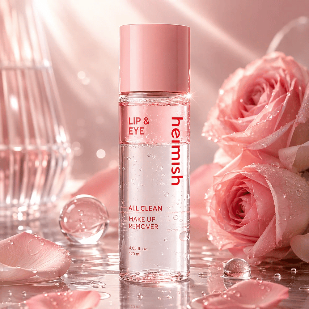 heimish All Clean Makeup Remover con fórmula bifásica hidratante para maquillaje resistente al agua