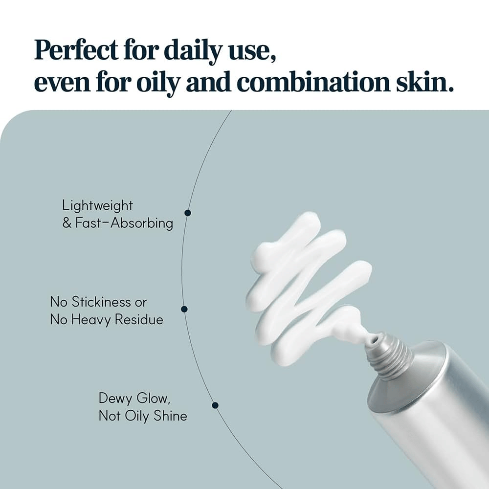 S.NATURE Aqua Squalane Moisturizing Cream con una fórmula ligera y de rápida absorción que proporciona hidratación duradera sin sensación pegajosa.