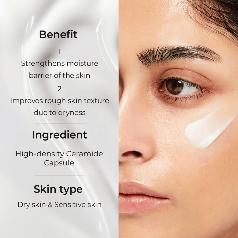 AESTURA Atobarrier 365 Lotion fortalece la barrera de humedad de la piel, mejora la piel seca y contiene cápsulas de ceramida para piel sensible.