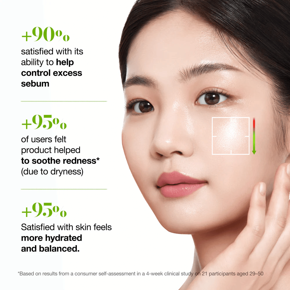 Anua Azelaic Acid 3 Cica Skin Clarifying Toner ayuda a controlar el exceso de sebo, calmar el enrojecimiento y proporcionar a la piel una sensación hidratada y equilibrada.