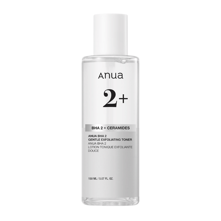Anua BHA 2% Gentle Exfoliating Toner 150 ml – tónico facial exfoliante con ácido salicílico y ceramidas para una piel más clara