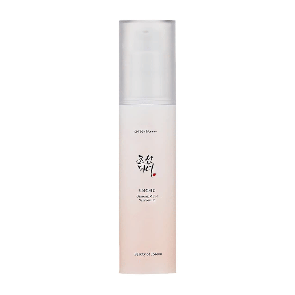 Los beneficios del cuidado de la piel coreano se encuentran con SPF 50+ PA++++ en Beauty of Joseon Ginseng Moist Sun Serum.