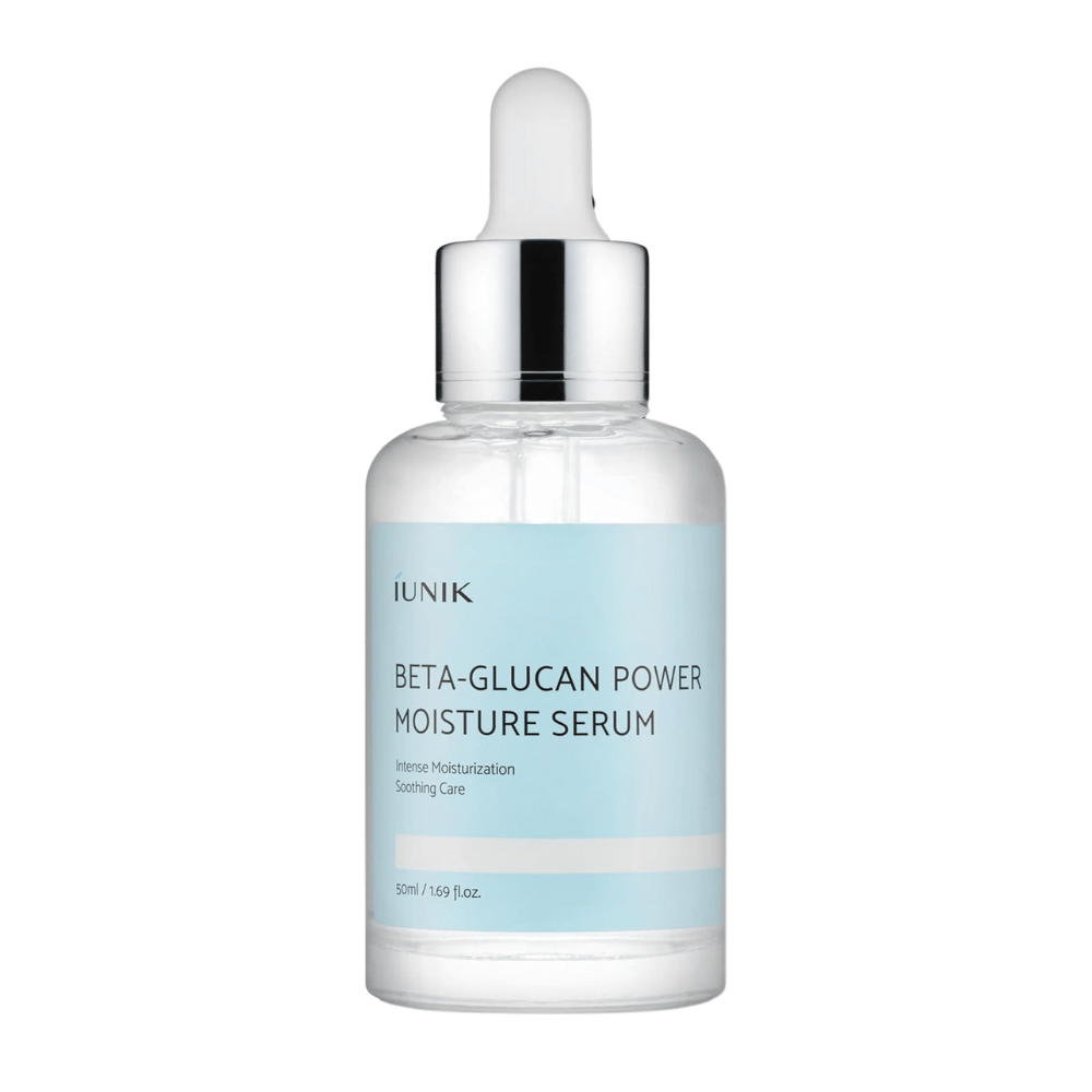 iUNIK Beta-Glucan Power Moisture Serum 50 ml – suero facial hidratante con beta-glucano para piel sensible y seca