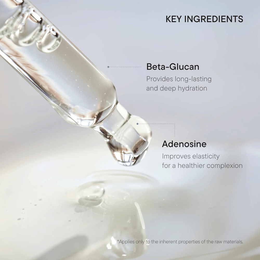 iUNIK Beta-Glucan Power Moisture Serum con beta-glucano y adenosina que proporciona hidratación duradera y mejora la elasticidad