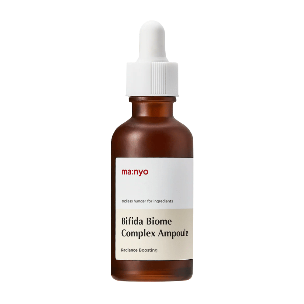 Imagen de producto recortada y limpia de ma:nyo Bifida Biome Complex Ampoule sobre fondo claro.