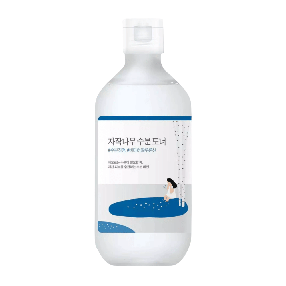Imagen de producto frontal de ROUND LAB Birch Juice Moisturizing Toner sobre fondo blanco