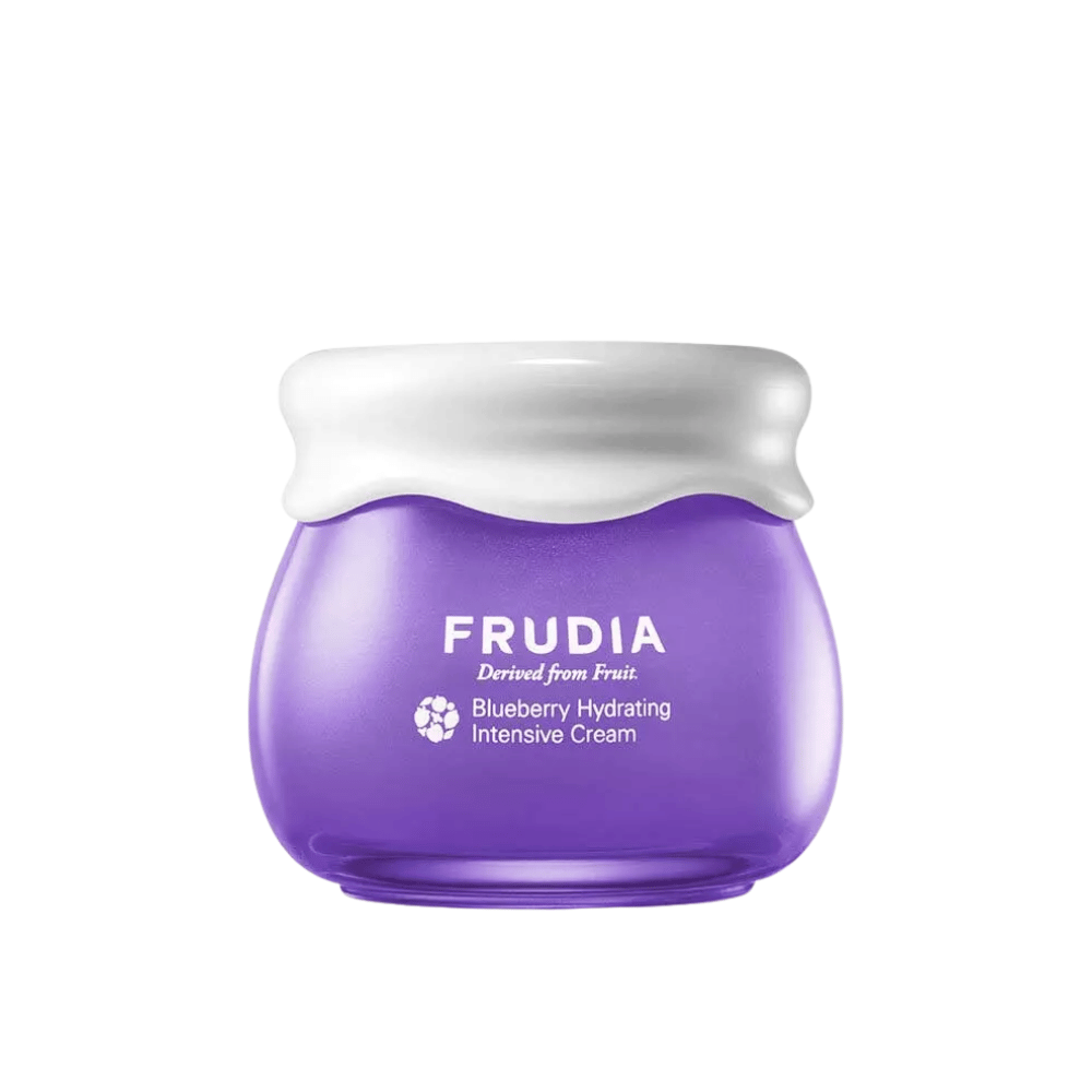 FRUDIA Blueberry Hydrating Intensive Cream - crema facial hidratante con extracto de arándano que fortalece la barrera de la piel y proporciona hidratación duradera