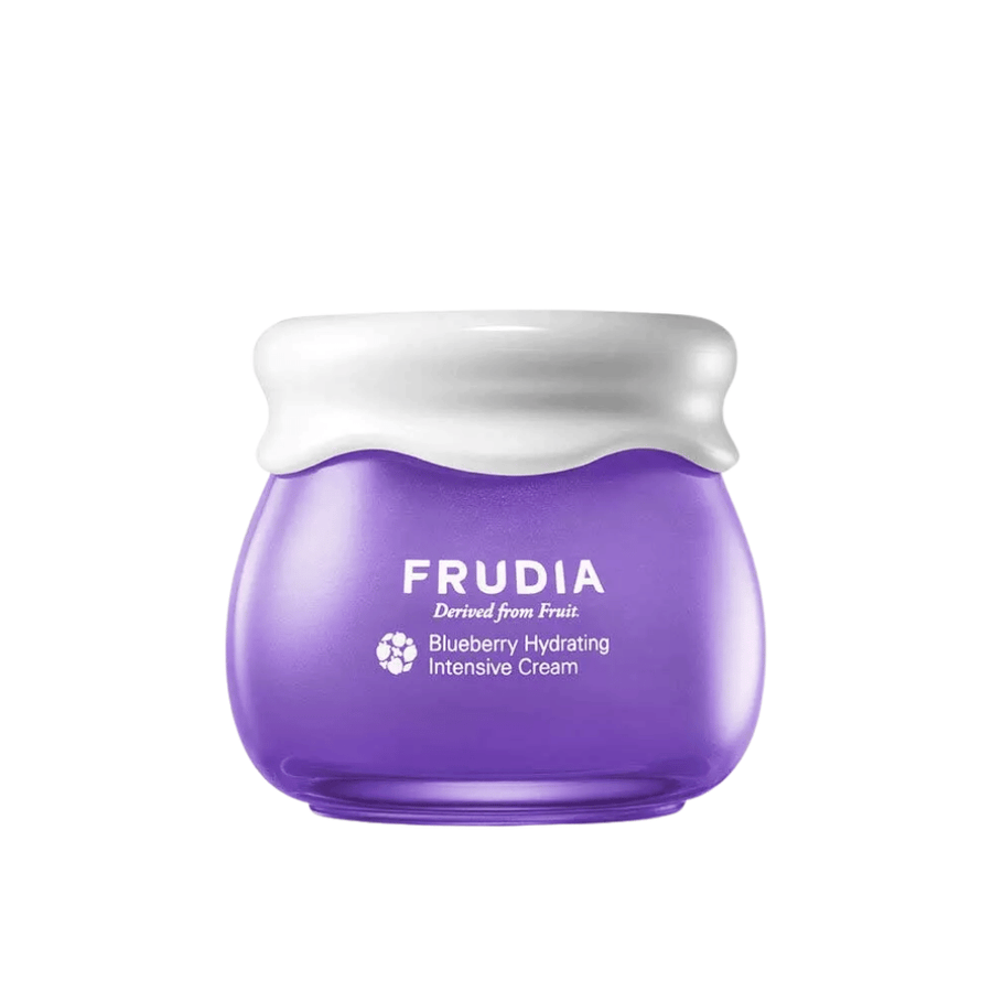 FRUDIA Blueberry Hydrating Intensive Cream - crema facial hidratante con extracto de arándano que fortalece la barrera de la piel y proporciona hidratación duradera
