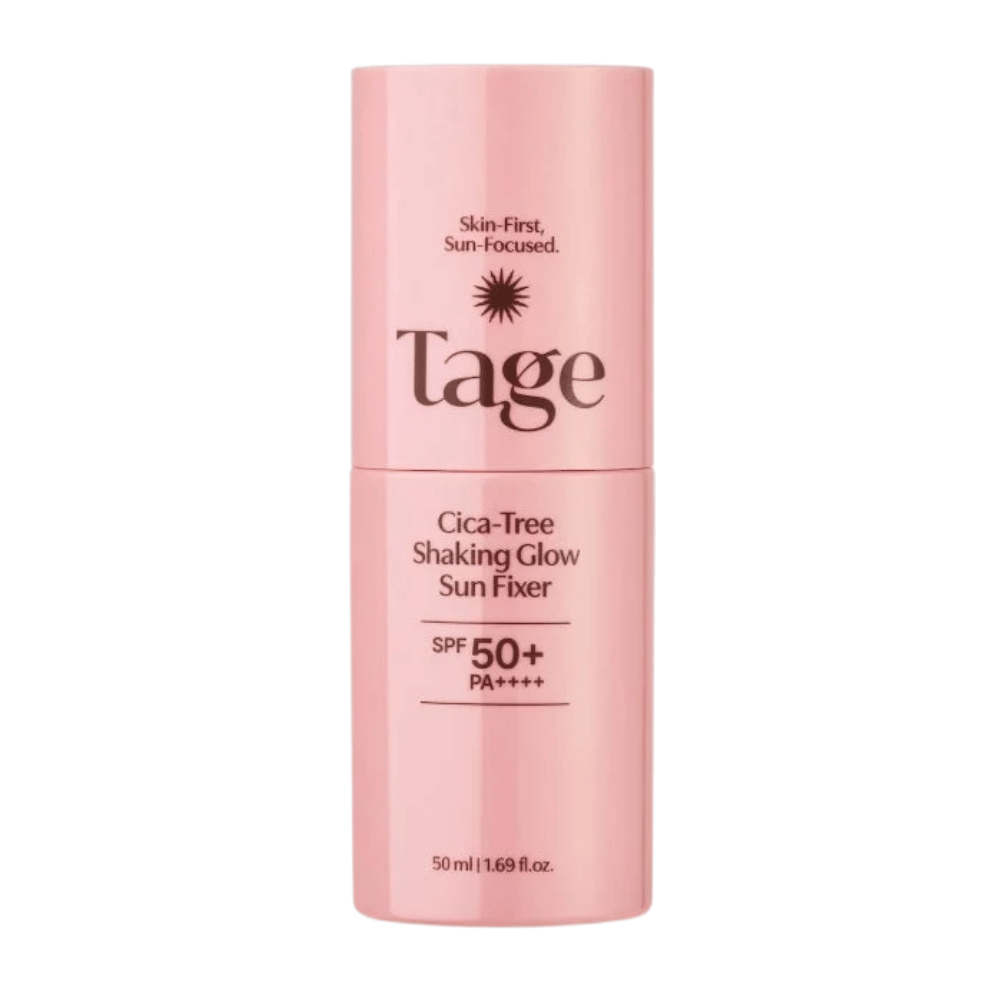 TAGE Cica-Tree Shaking Glow Sun Fixer SPF50+ PA++++ 50 ml – protector solar coreano