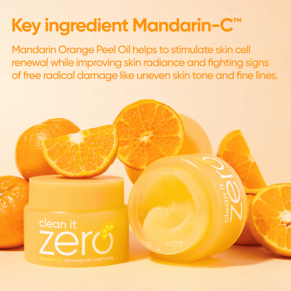 Banila Co Clean It Zero Brightening con raíz de regaliz, vitaminas y Mandarin-C que calma la piel y aporta glow además de un tono de piel más uniforme