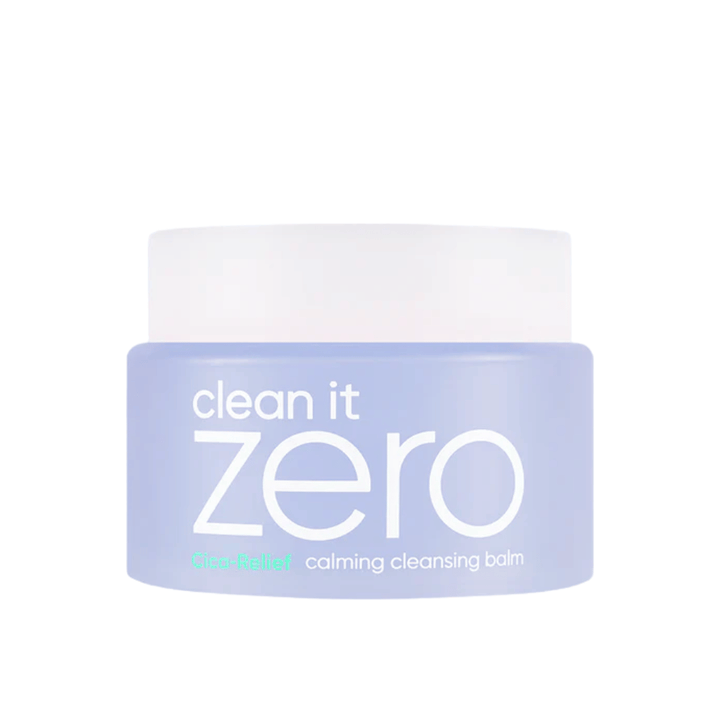 Clean It Zero Cica-Relief Calming Cleansing Balm en su empaque original, bálsamo limpiador suave con CICA que calma la piel y elimina el maquillaje sin resecar.