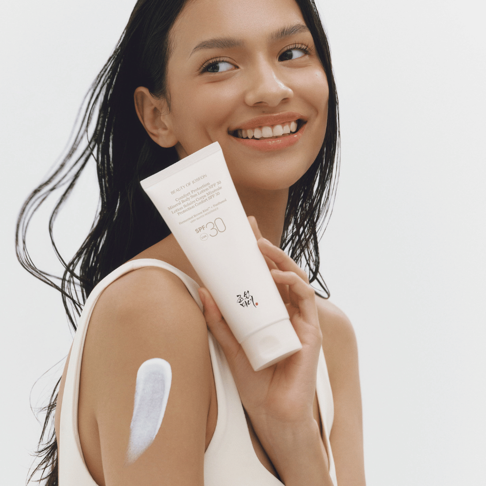 Beauty of Joseon Comfort Protection Mineral Body Sun Lotion SPF30 para protección solar corporal
