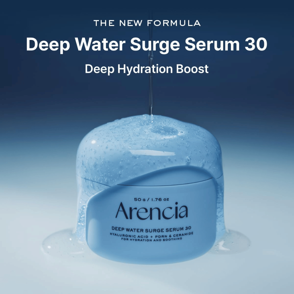 Arencia Deep Water Surge Serum 30 – hidratación intensiva para piel seca y deshidratada