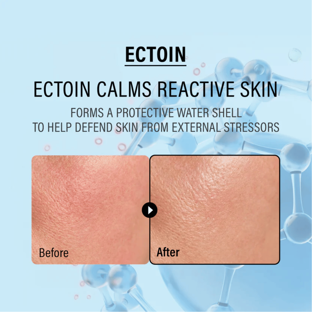 EPII Double Up Cream con ectoína que calma la piel sensible, protege contra las agresiones externas y fortalece la barrera natural de la piel.