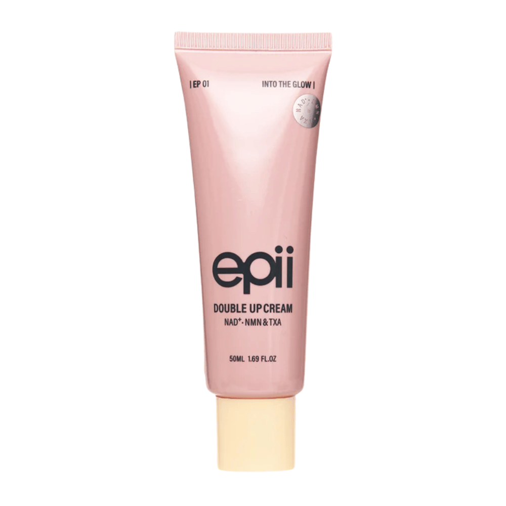 EPII Double Up Cream NAD+, NMN & TXA 50 ml – lystergivande ansiktskräm som förbättrar hudton, fasthet och återfuktning.