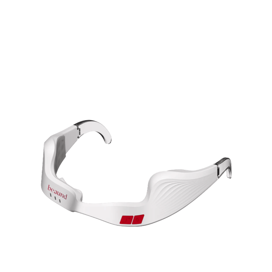 Imagen de producto recortada de Beaund Eye Rejuv con diseño blanco minimalista, detalles transparentes y botones de control intuitivos.