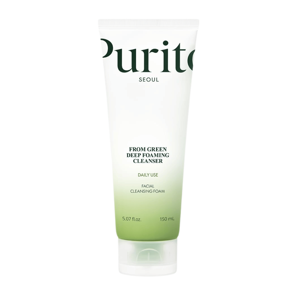 Purito Seoul From Green Deep Foaming Cleanser 150 ml – limpiador facial espumoso para uso diario