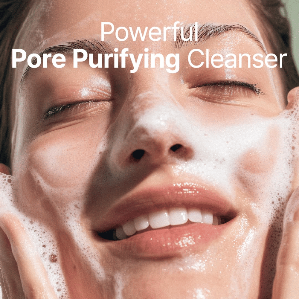Purito Seoul From Green Deep Foaming Cleanser – limpiador facial espumoso para una limpieza eficaz de la piel
