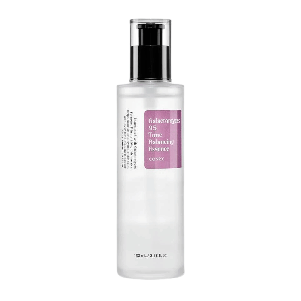 Imagen del producto de COSRX Galactomyces 95 Tone Balancing Essence 100 ml. Esencia ligera que hidrata, suaviza y mejora la claridad de la piel.