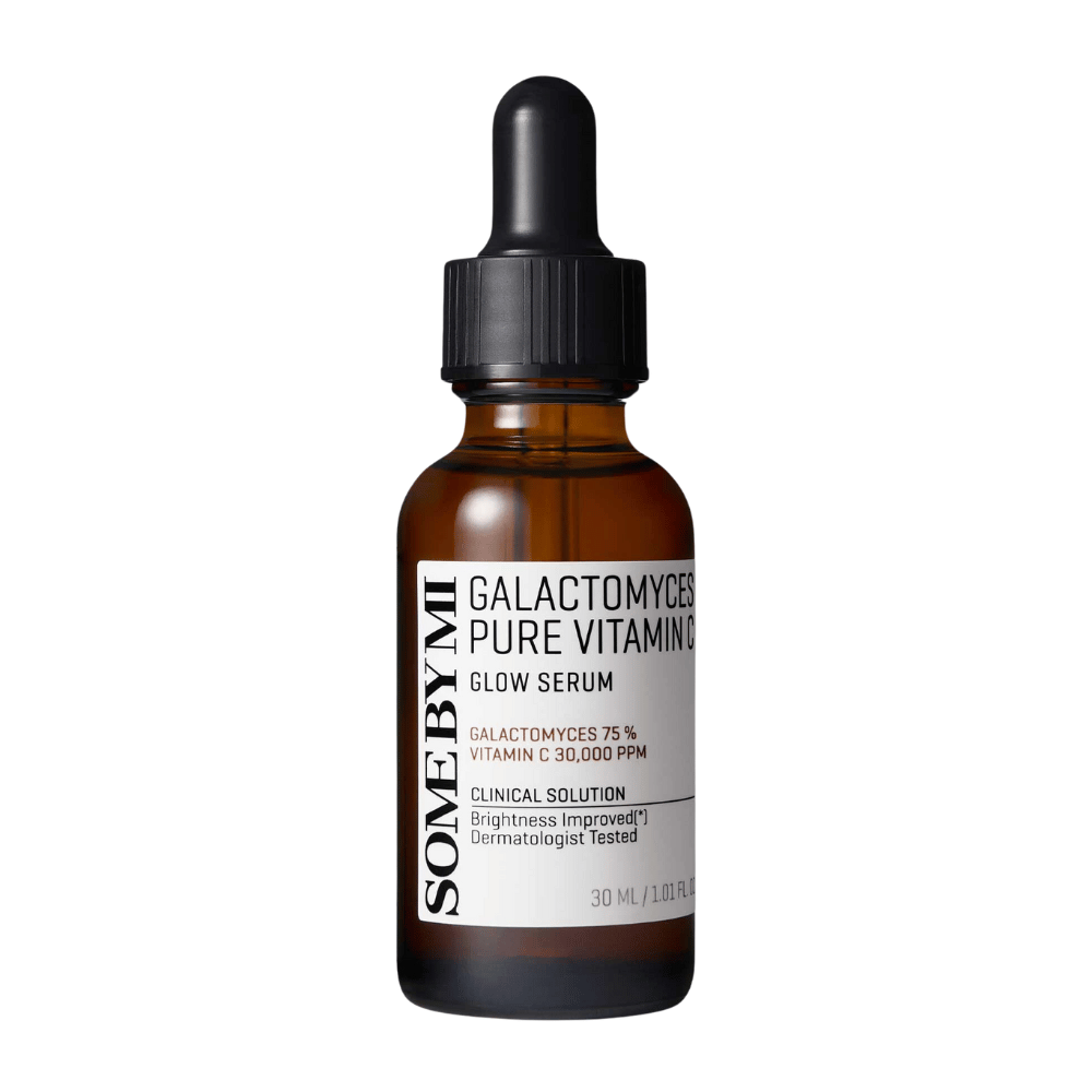 Some By Mi Galactomyces Pure Vitamin C Glow Serum es un producto de cuidado de la piel altamente concentrado con 75 % de galactomyces y 30,000 ppm de vitamina C. Este suero ayuda a iluminar la piel, mejorar el tono de la piel y reducir la visibilidad de manchas oscuras e irregularidades.