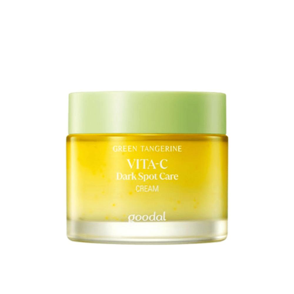 Goodal Green Tangerine Vita C Dark Spot Care Cream 50ml para manchas oscuras y tono de piel uniforme.
