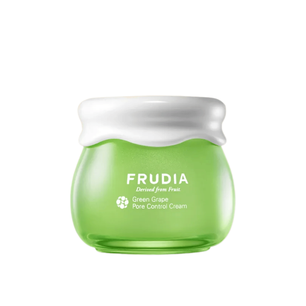 FRUDIA Green Grape Pore Control Cream – crema facial reductora de poros con extracto de uva verde para piel grasa y mixta.