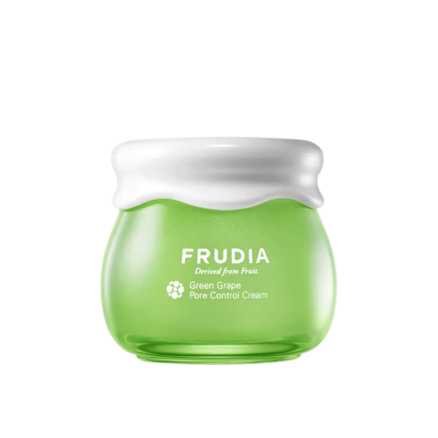 FRUDIA Green Grape Pore Control Cream – crema facial reductora de poros con extracto de uva verde para piel grasa y mixta.
