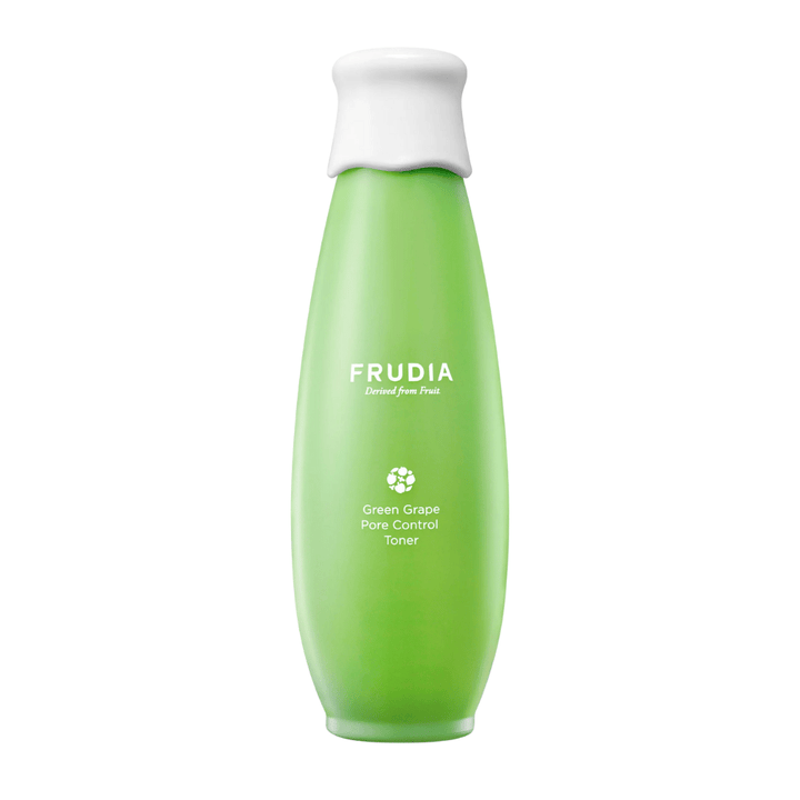 Frudia Green Grape Pore Control Toner – tónico facial coreano con extracto de uva verde que equilibra la piel grasa, minimiza los poros y proporciona un tono de piel fresco, hidratado y claro.