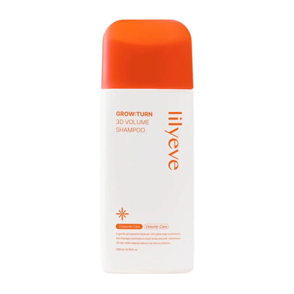LILYEVE Grow:Turn Exosome 3D Volume Brush Shampoo con aplicador de cepillo integrado para una aplicación sencilla