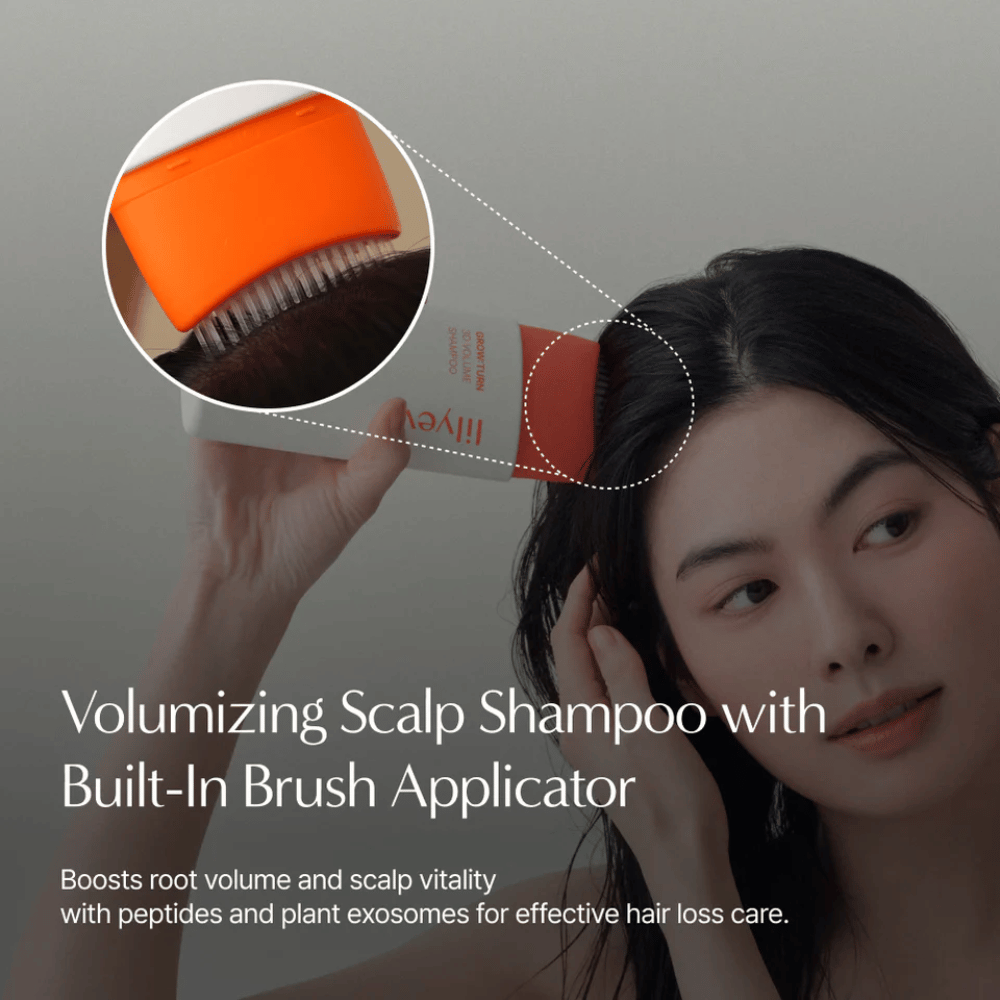 LILYEVE Grow:Turn Exosome 3D Volume Brush Shampoo con exosomas de origen vegetal y complejo de proteínas