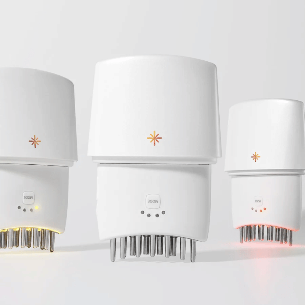 4. Lilyeve GrowTurn Pro – dispositivos para el cuero cabelludo con diferentes luces LED y modo de masaje