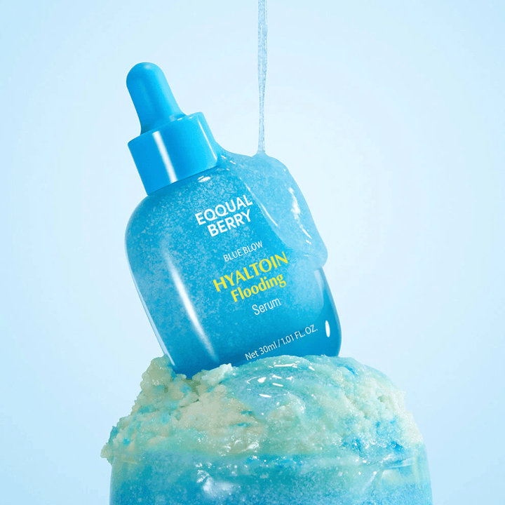 EQUAL BERRY Hyaltoin Flooding Serum con pipeta – suero intensamente hidratante para piel seca y deshidratada
