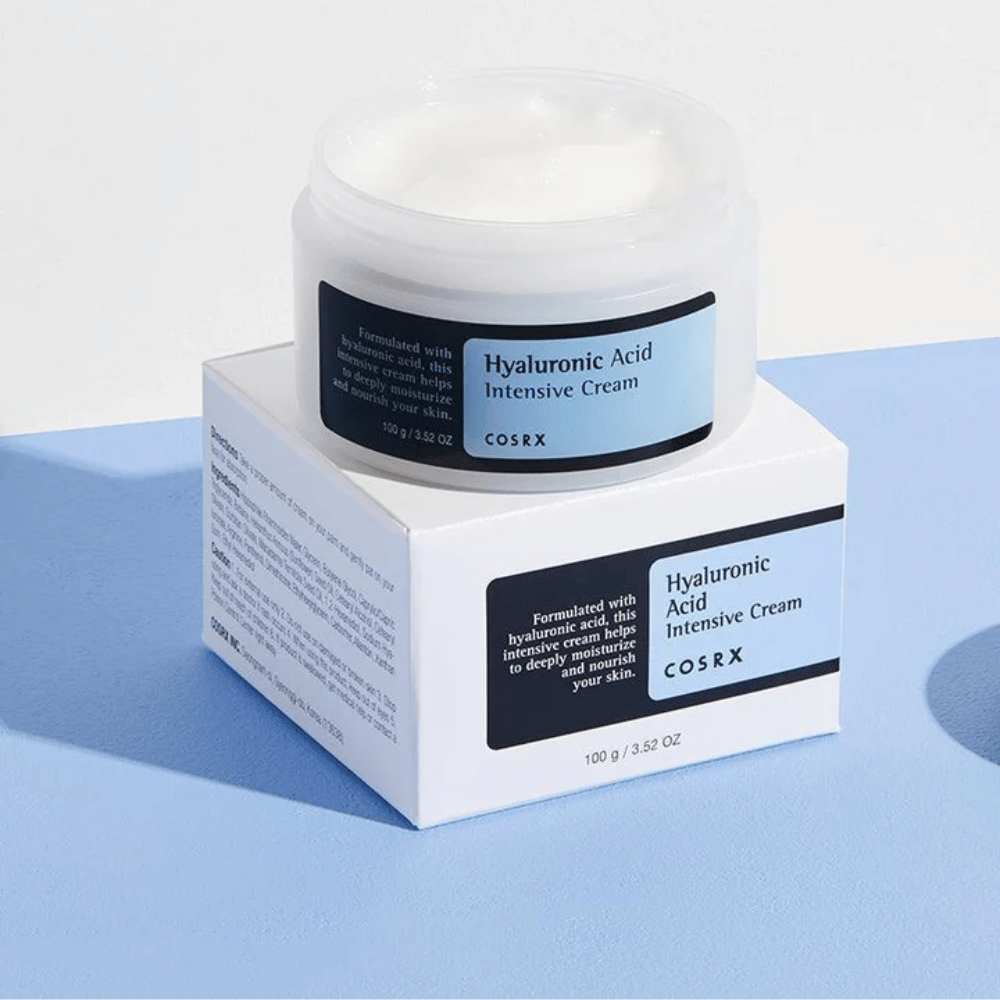 Abierta COSRX Hyaluronic Acid Intensive Cream – crema facial hidratante con ácido hialurónico para piel seca y deshidratada