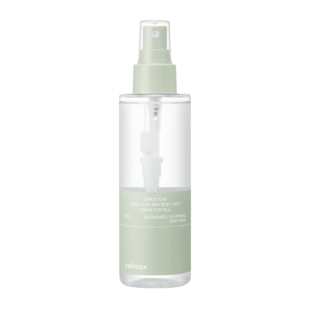 1. celimax Ji Woo Gae Heartleaf BHA Body Mist 150 ml – bruma corporal exfoliante