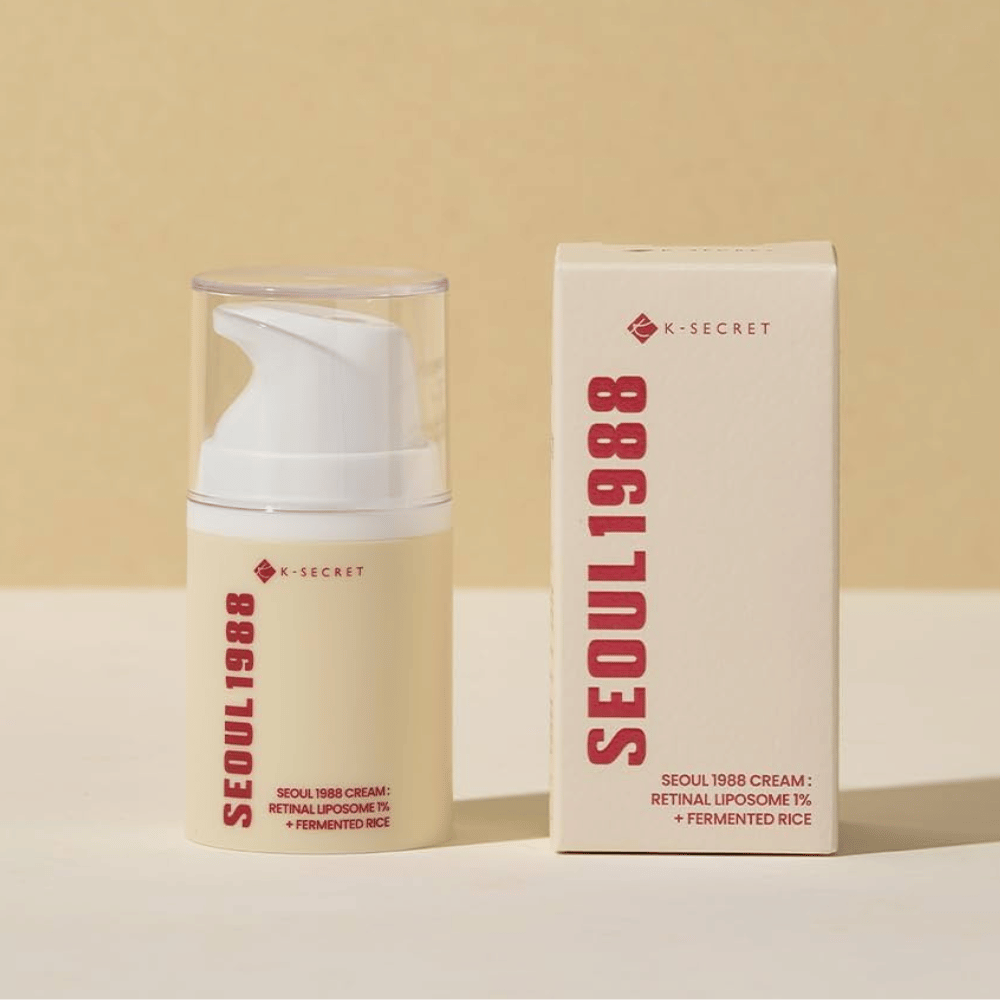 Imagen del producto con embalaje para SEOUL 1988 Cream : Retinal Liposome 1% + Fermented Rice 50ml