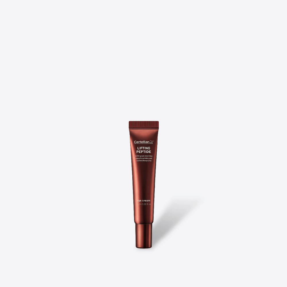 Centellian24 Lifting Peptide Eye Cream imagen del producto – contorno de ojos coreano hidratante con péptidos que ayudan a mejorar la elasticidad de la piel y dar una apariencia más suave alrededor de los ojos.