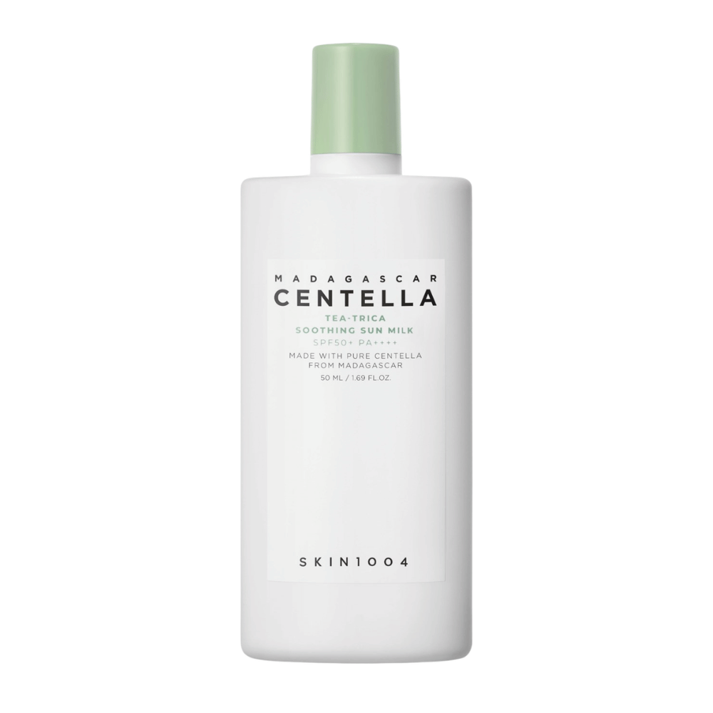 SKIN1004 Madagascar Centella Tea-Trica Soothing Sun Milk SPF50+ PA++++ protector solar con Centella Asiática y Tea Tree