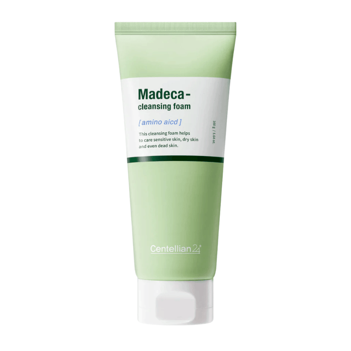 Centellian24 Madeca Amino Acid Cleansing Foam limpiador facial – suave limpiador coreano cleansing foam con Centella Asiatica y aminoácidos que limpian la piel suavemente y ayudan a mantener el equilibrio de humedad de la piel.