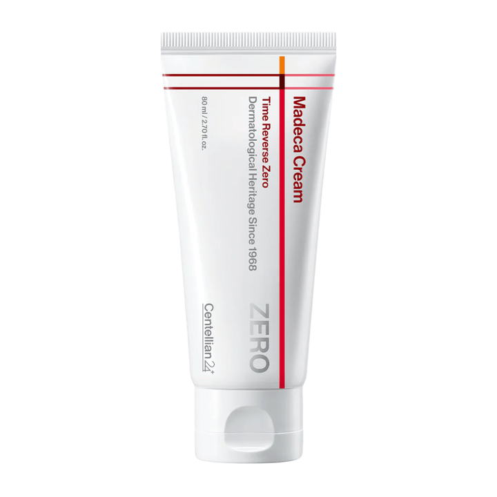 MADECA Cream Time Reverse Zero de Centellian24 – crema facial coreana para uso diario que fortalece la barrera cutánea y calma la piel irritada.