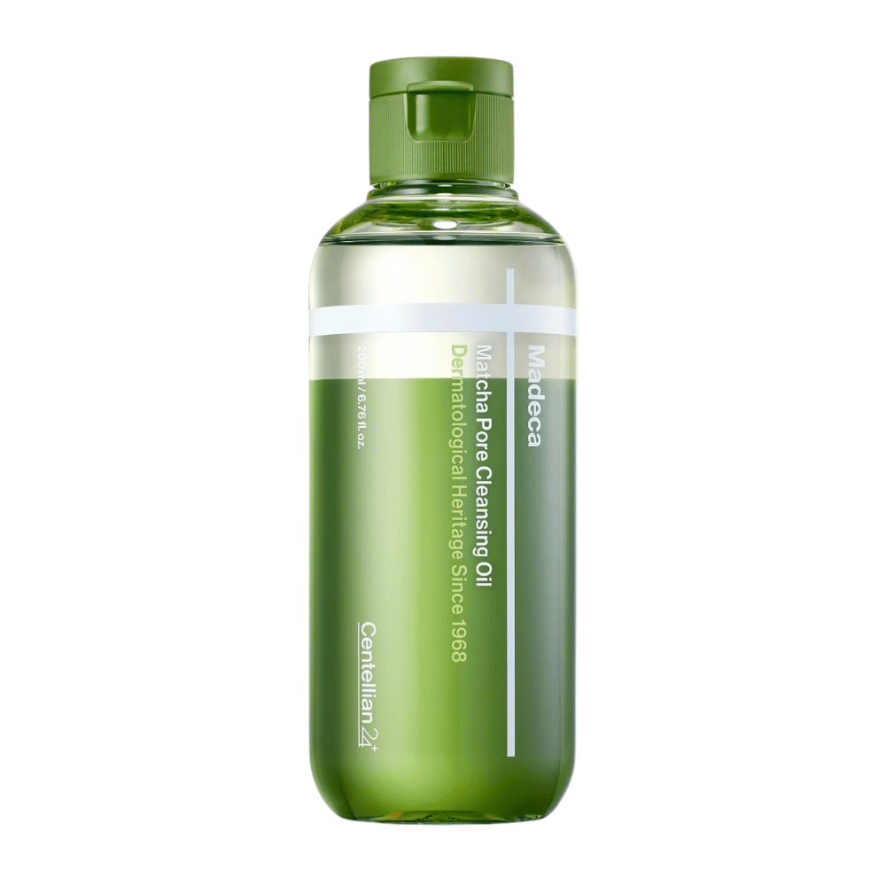 Centellian24 Madeca Matcha Pore Cleansing Oil imagen del producto de 200 ml sobre fondo blanco