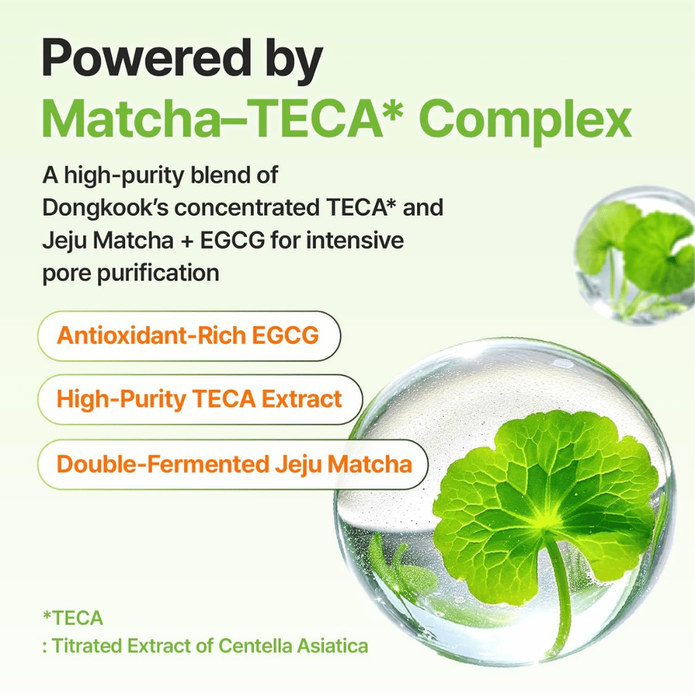 Centellian24 Madeca Matcha Pore Cleansing Oil con Matcha-TECA Complex para la limpieza de los poros